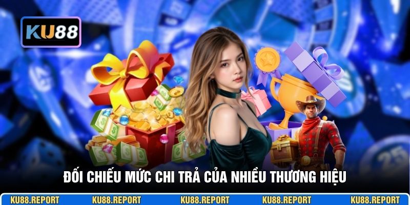 Đối chiếu mức chi trả của nhiều thương hiệu